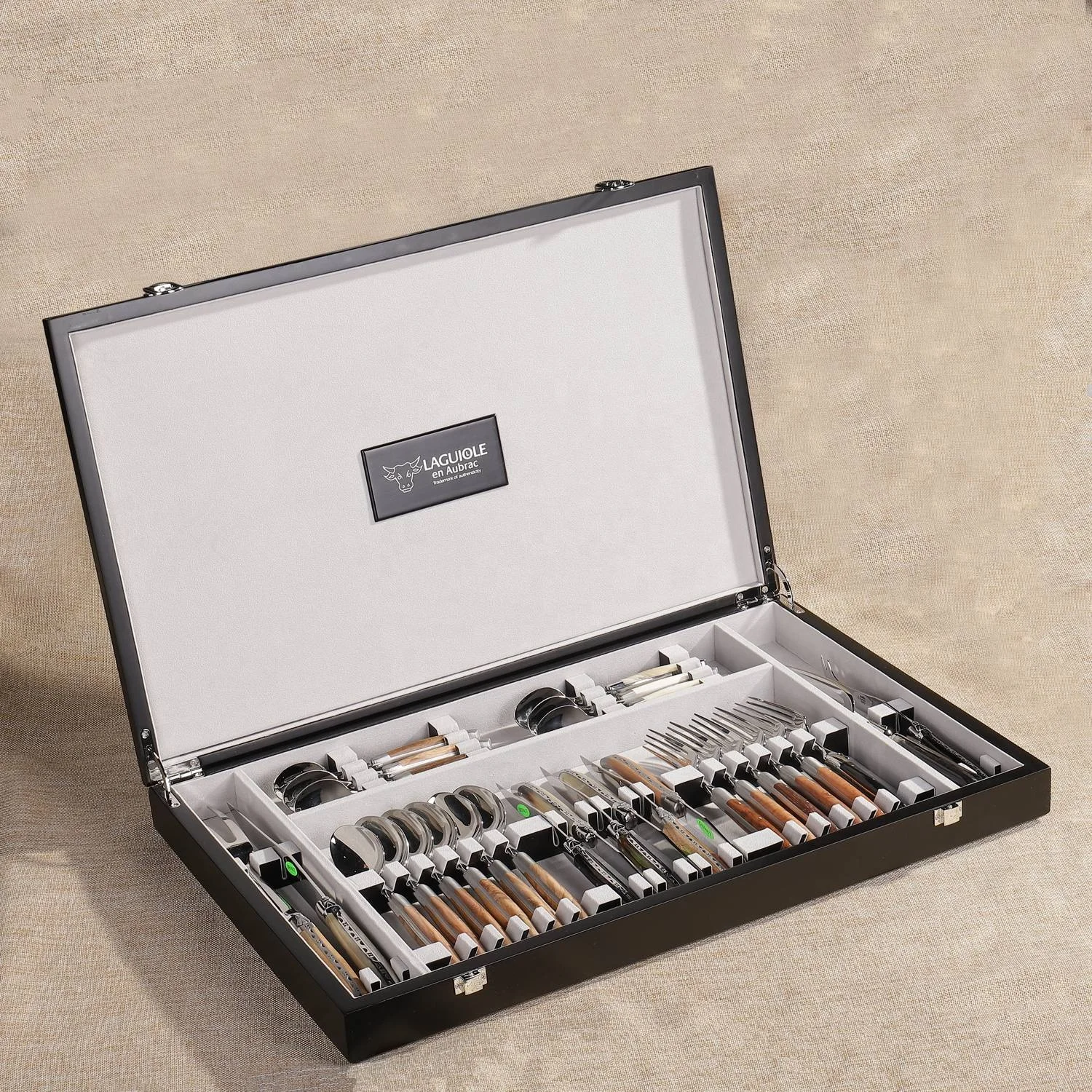 Factory Wholesale Luxury Wooden Gift Box Packing for Knife Set Reusable Kitchen Cooking Utensil Large Wooden Storage Box