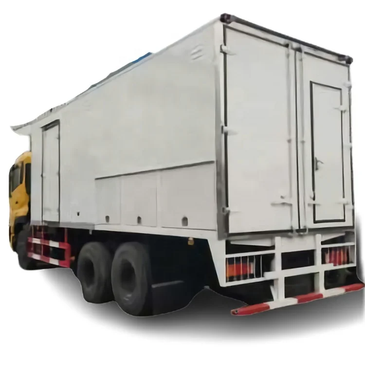 DFAC cold storage trucks 6x4 LHD 1SUZU 15T 5C to 20C double control thermo king  cold room container refrigeration box trucks