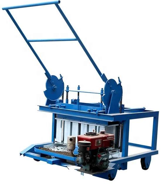Low Cost Hand Press Mud Brick Making Machine egg Layer Brick Machine