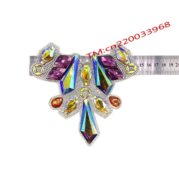 hot sale colorful decorative bikini craft carnival crystal stone chain Silver AB resin rhinestone adhesive trim hot-fix