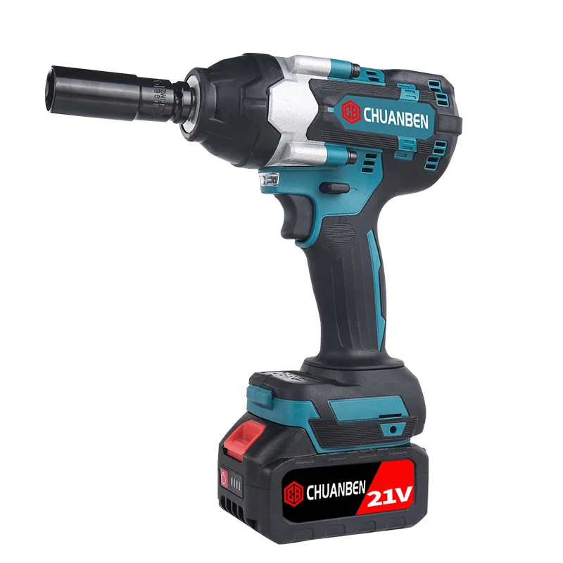 Factory direct sales can customize 700Nm lithium battery power tool kit, wireless high torque kit, 21V impact wrench