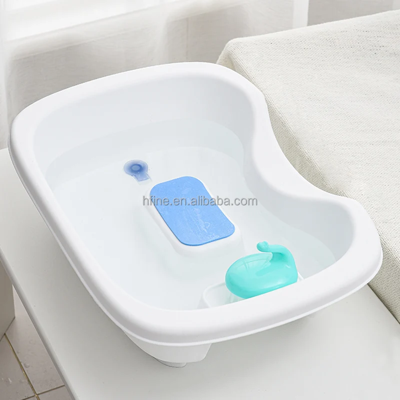  Portable Shampoo Basin with Thermochromic Plug For Elderly Kids and Pregnant