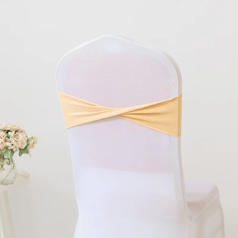 Simple Easy To Install  Decoration Sashes Multi Color Chair Sashes For Wedding Banquets Party