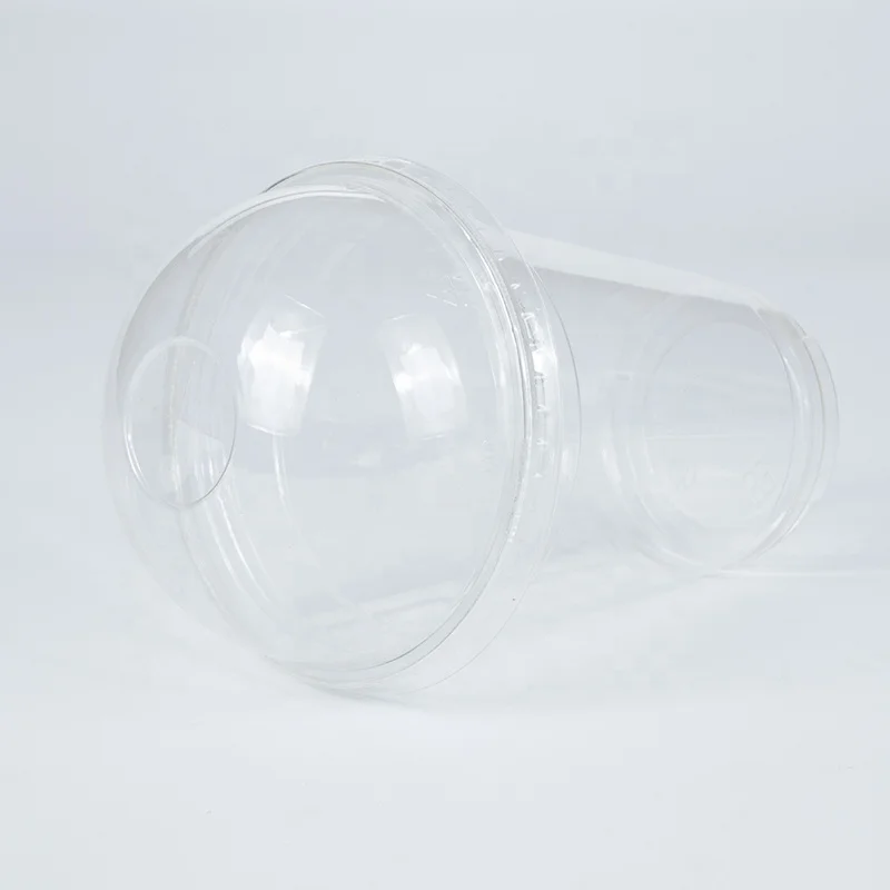 Eco-Friendly Compostable PLA Cups Biodegradable Plastic Clear cup for Coffee and Cold Beverages with Lids Custom Logo
