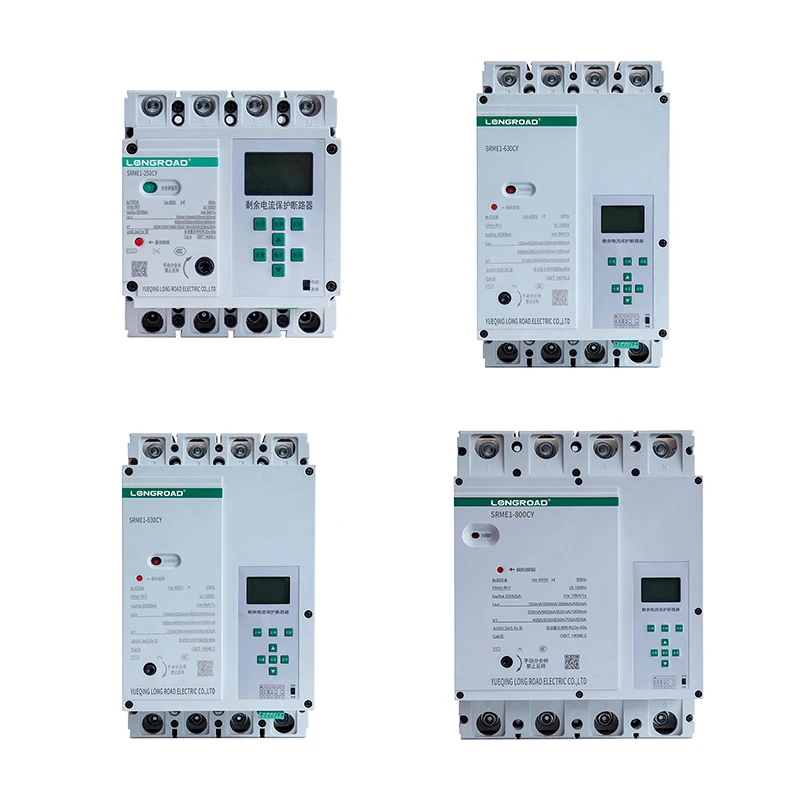 Hot sale 125A 250A 400A 630A 800A 400V 50 Hz remote monitoring Smart molded case circuit breaker MCCB 250A with RS485