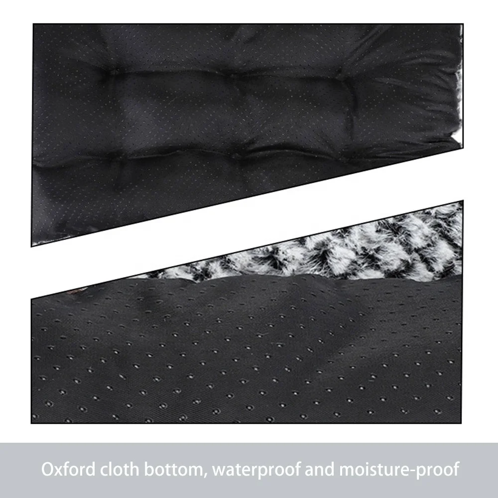 Premium Short plush Dog Bed Pad Made from soft pp cotton filler Oxford cloth non-slip bottom to keep Pet mat warm in winter