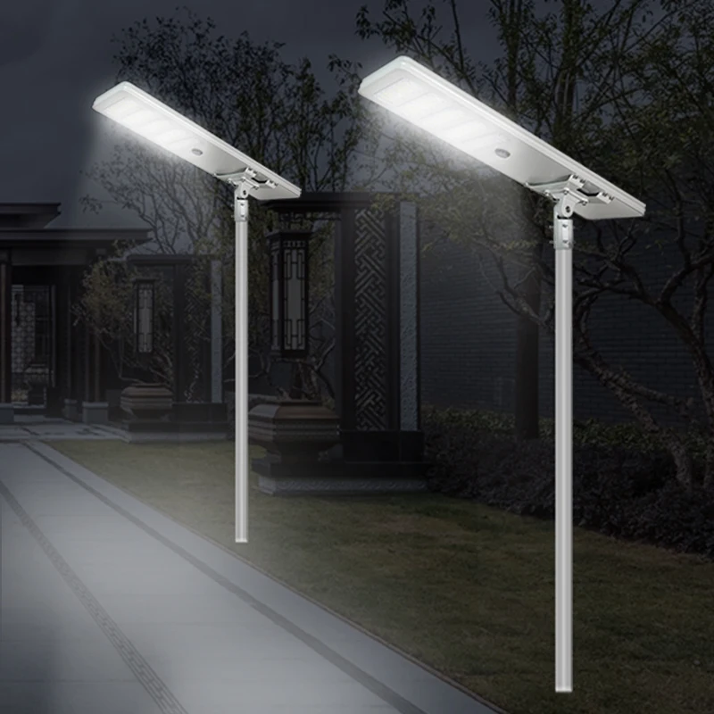 BOYI All In One Exterior Lampadaire Solaire All Wattage Focos Solares Solar Street Light