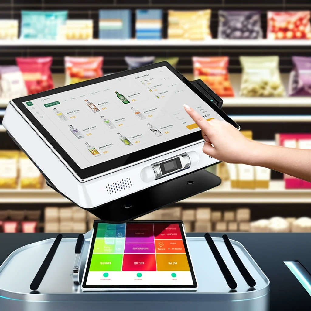 Настольный кассовый аппарат «Все в одном» с интеллектуальным терминалом Windows/Android POS новое Сенсорное оборудование совместимая камерой