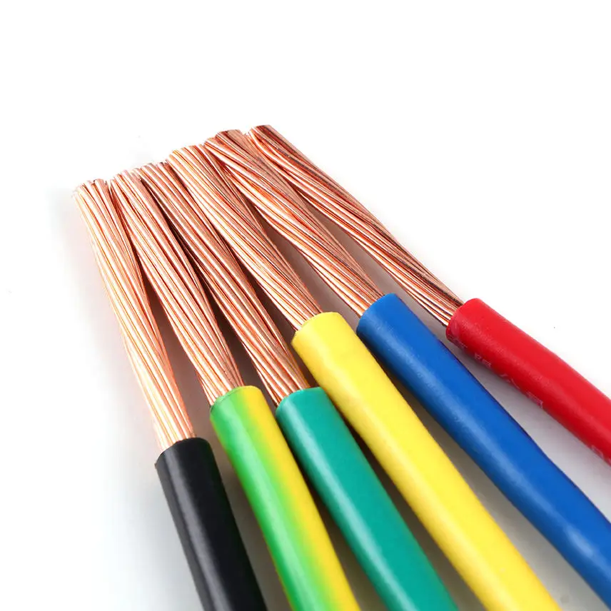 1,5 мм 2,5 мм 4 мм 6 мм 10 мм одножильный Медный ПВХ домашний Проводной Электрический кабель и провод цена строительный провод