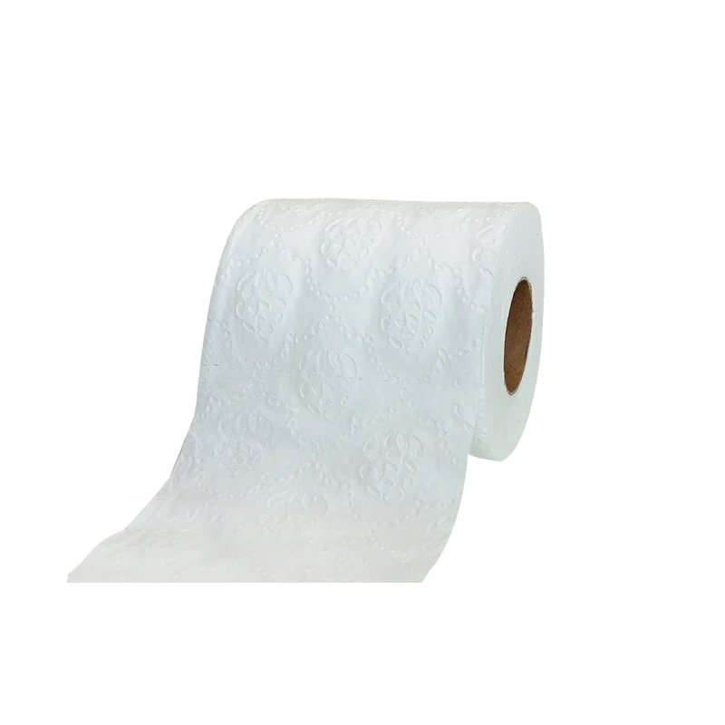 Custom logo toilet tissue core paper super soft 48rolls toilet paper embossed virgin wood pulp 1 2 3 ply toilet tissue core pape