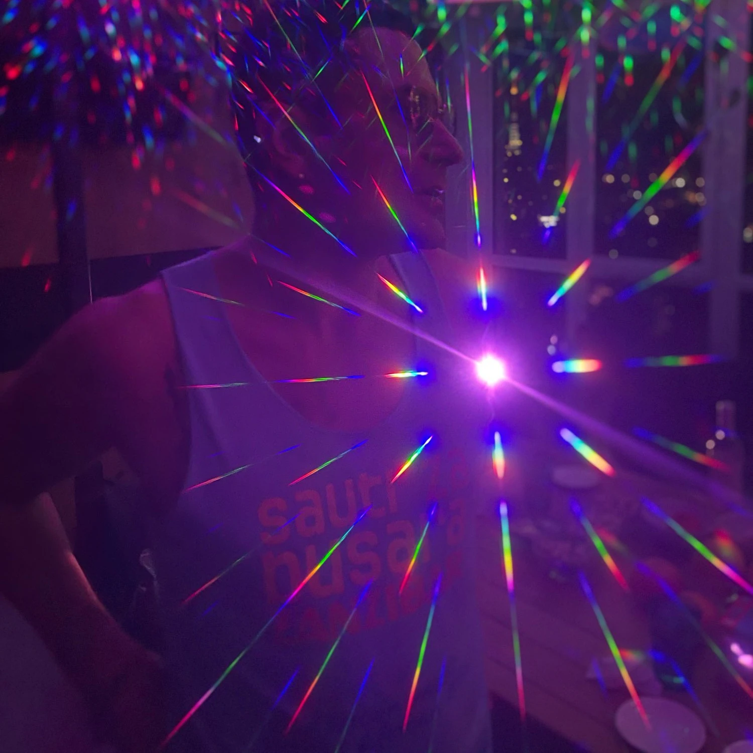 
13,500 Lines - 0.3mm /0.7mm Great Prism Diffraction Grating Sheet 15 x 15 CM DIY Funny Rainbow Rave Light Changing Film 