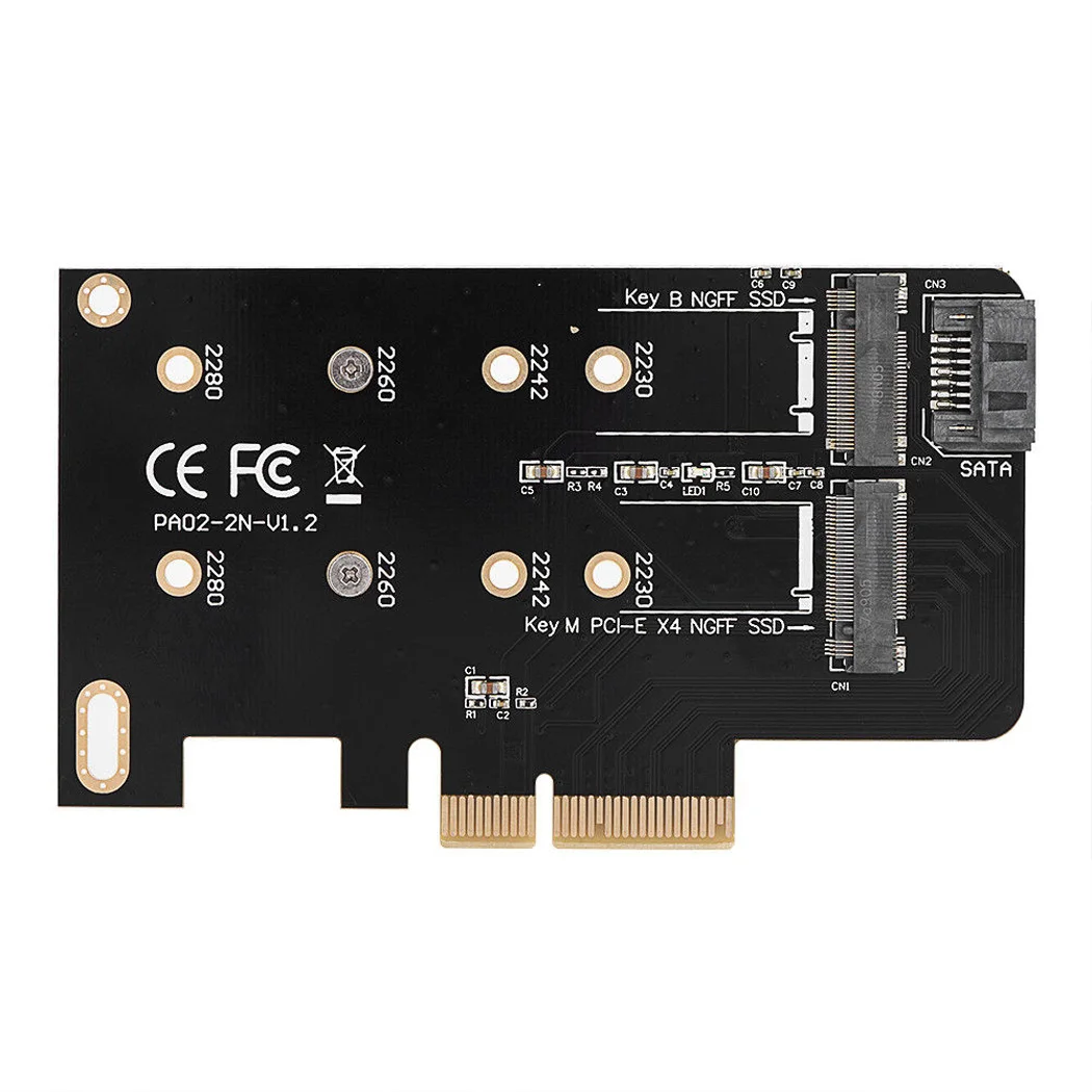 PCIE to PCI-E Adapter 1 Turn 4 PCI-Express Slot 1x to 16x USB 3.0 Riser Card PCI e Converter 1 to 4
