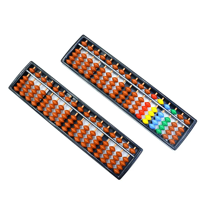 Educational Children Kids Learning 17 Robs  plastic bead counting frame  student Mathematics colorful abacus for school