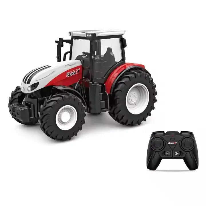 1/24 4WD 6CH RC Farmer Car Multi-fuction Farm Remote Control Truck RC Tractor Toy Farmer Truck Vehicle