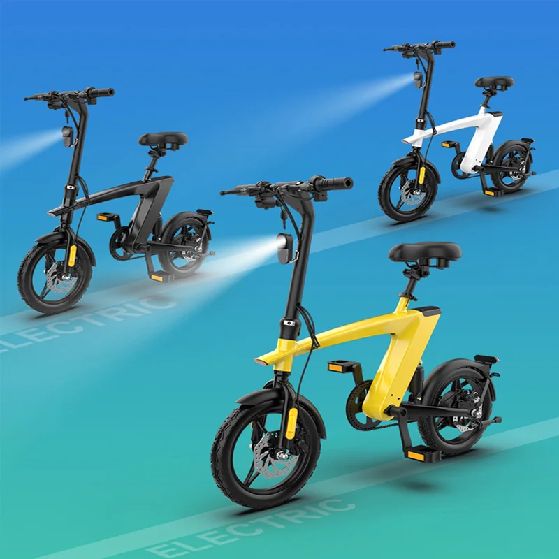KIXIN H1 hydraulic disc brake city e bike Lithium battery replaceable lock key 55km long range electro bicycle with LED light
