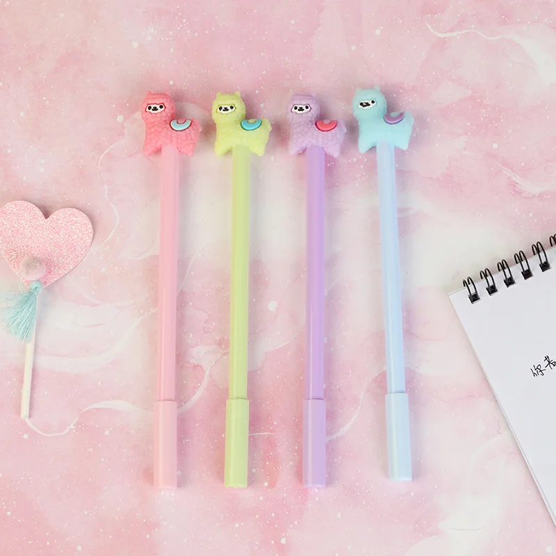 
2020 multi alpaca gel pen cute pen for kids 