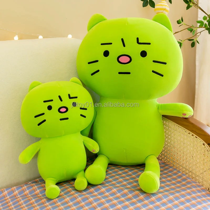 car pillow soft plush toys baby stuffed animal cat doll