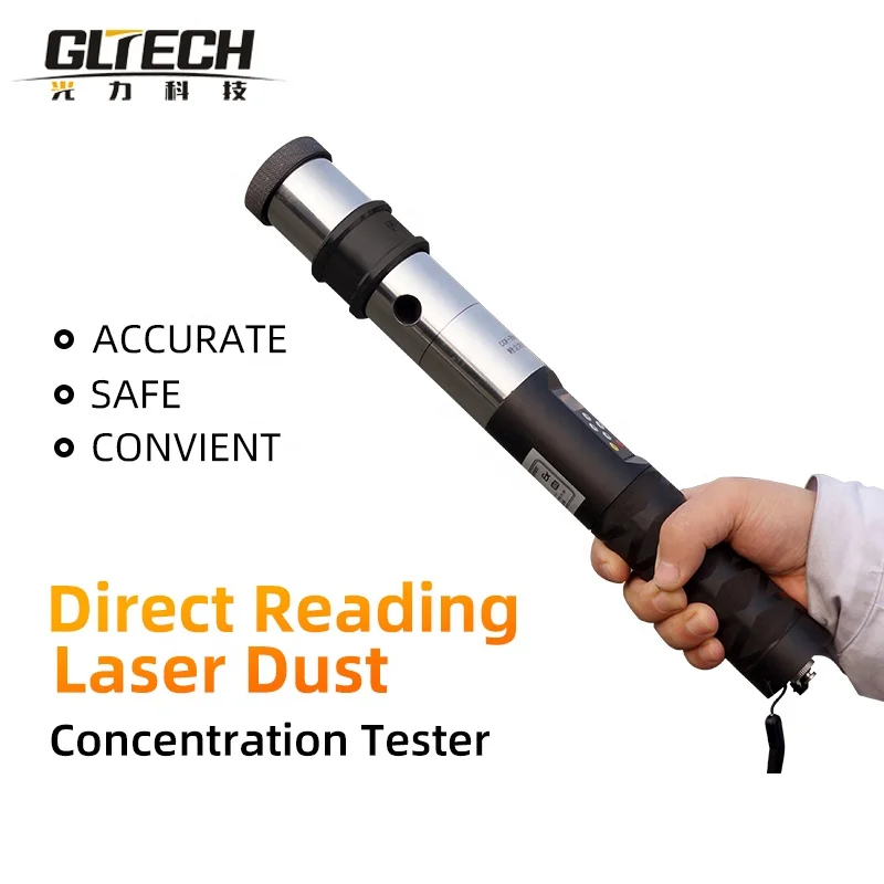 2022 Portable Co2 Dust Concentration Tester Air Quality Monitoring Device 0.01 Mg/m3 48mm X 380mm CCF-7000 CN;HEN GLTECH <1kg