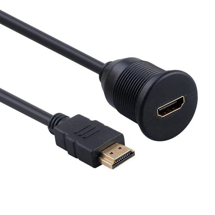 Мини USB 2,0 панельный разъем IP67 водонепроницаемый кабель 5pin Мужской к женскому удлинитель кабеля