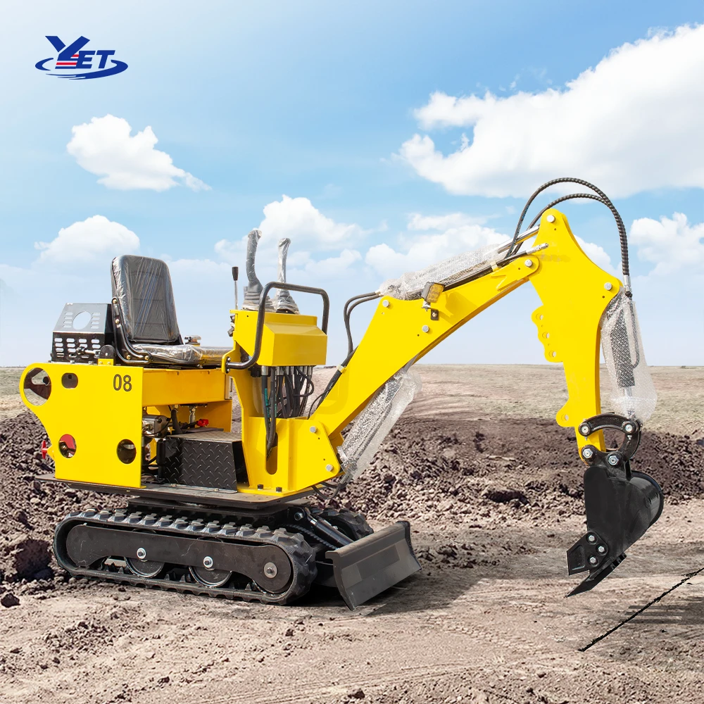 cheap mini excavator with joystick control 1.2 ton 1 ton 2.5 ton kubota engine mini garden excavator