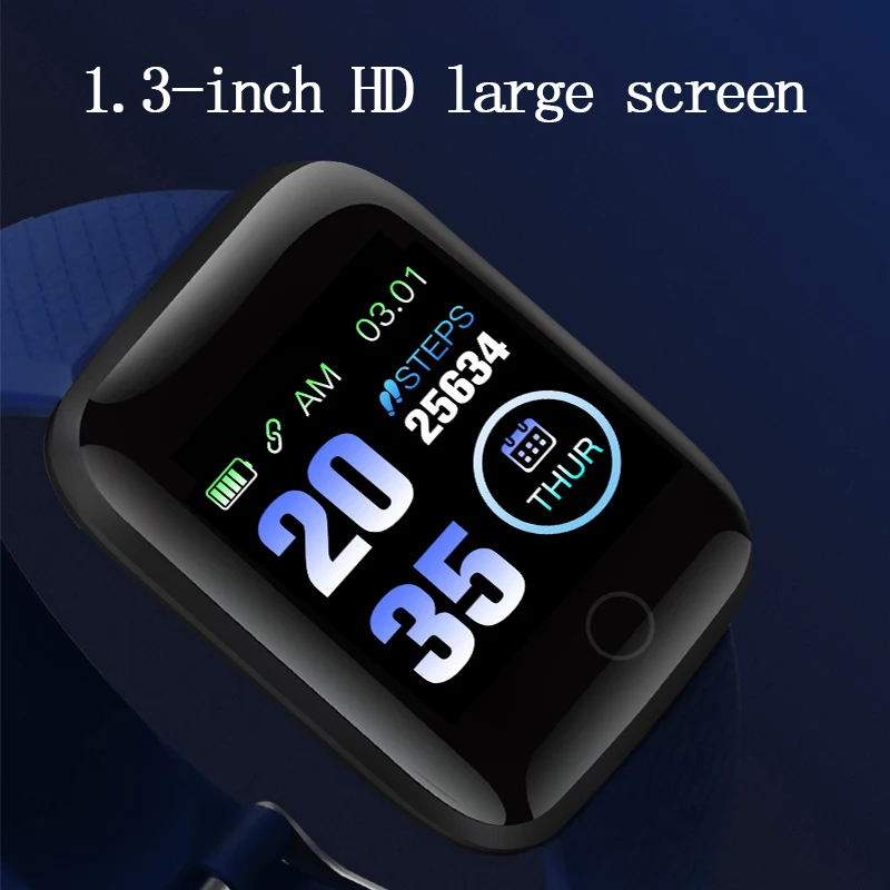 
New Electronic Product 116 Plus OEM Android Smart Watch 2020 Popular Mens Women Sports Bracelets Wrist Watch Fitness Smart Band 