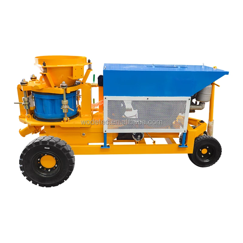 explosion proofing concrete shotcrete Dry Mix Gunite Machine with Lightweight nozzle