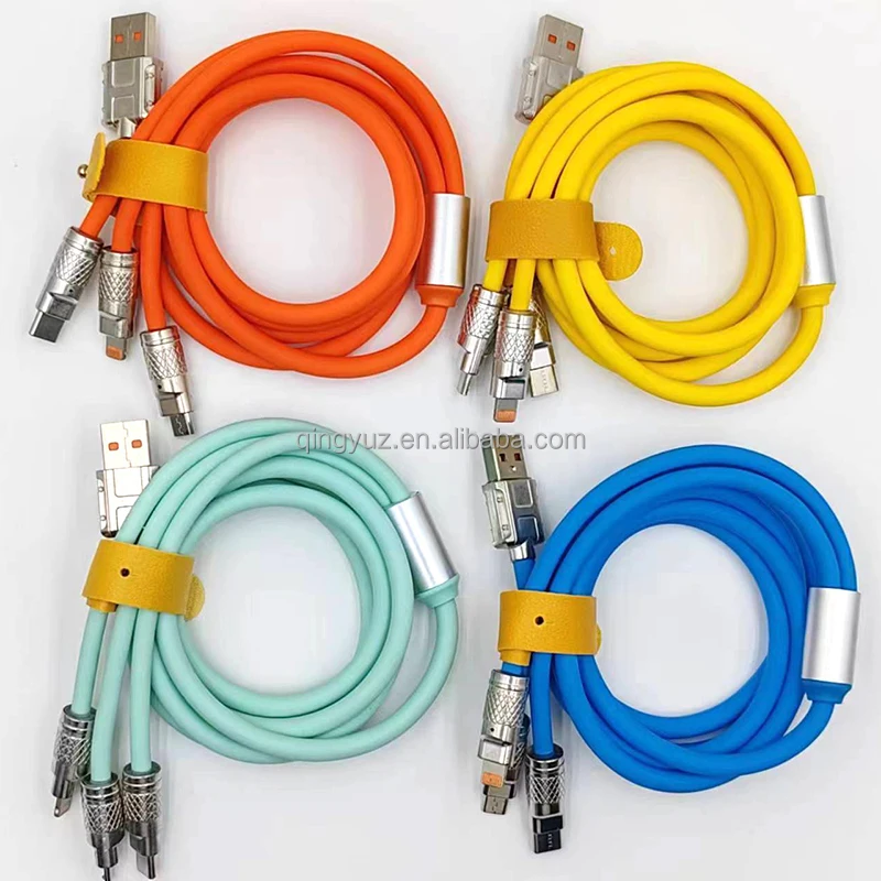 USB-кабель для быстрой зарядки, 0,5 м, 3 в 1