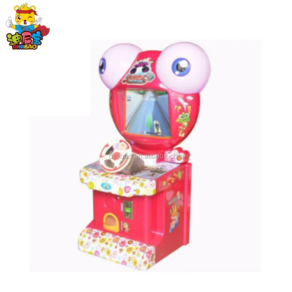 Dinibao Manufacturer cheap coin operated policy catch thief kids amusement racing game machine