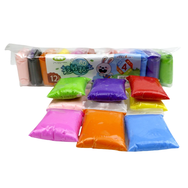 Wholesale 36 colors air-dried ultralight clay model DIY making tools modeling clay