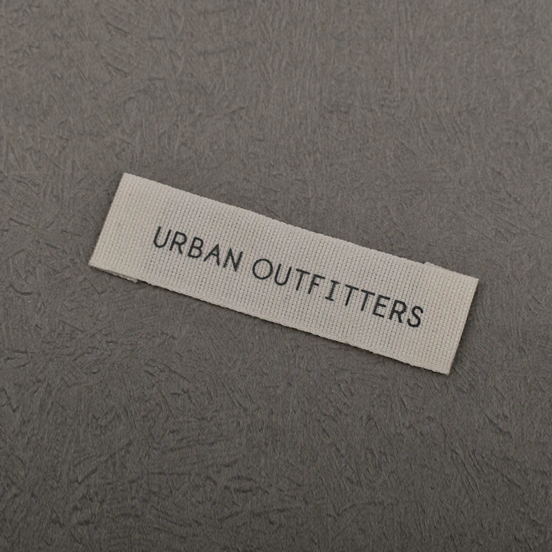 Private label clothing Tag Labels Custom brand personal design logo print woven label