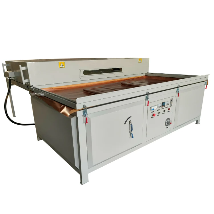 Semi Automatic Wood Door Laminating PVC Film Press Thermoforming Vacuum Laminating Machine PVC Vacuum Membrane Press Machine