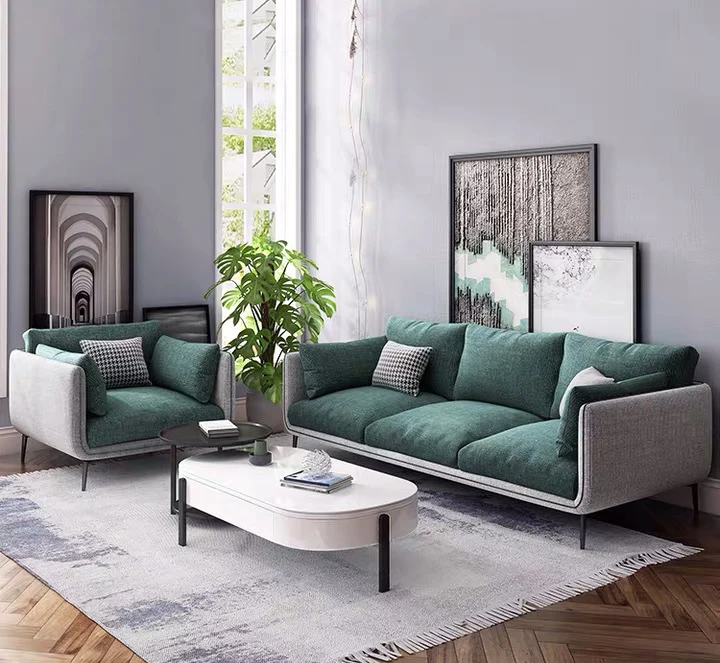 1+2+3 Sofa Set for Living Room Italian Leather Home Furniture Dubai Sofa Furniture