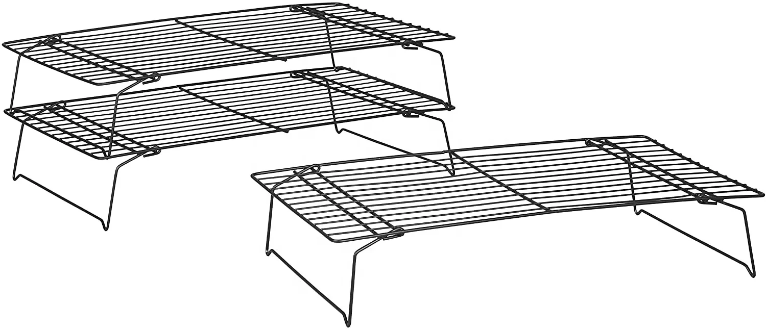 Amazon Hot Selling 3 Tier Non Stick Cooling Rack Detachable Stainless Steel for