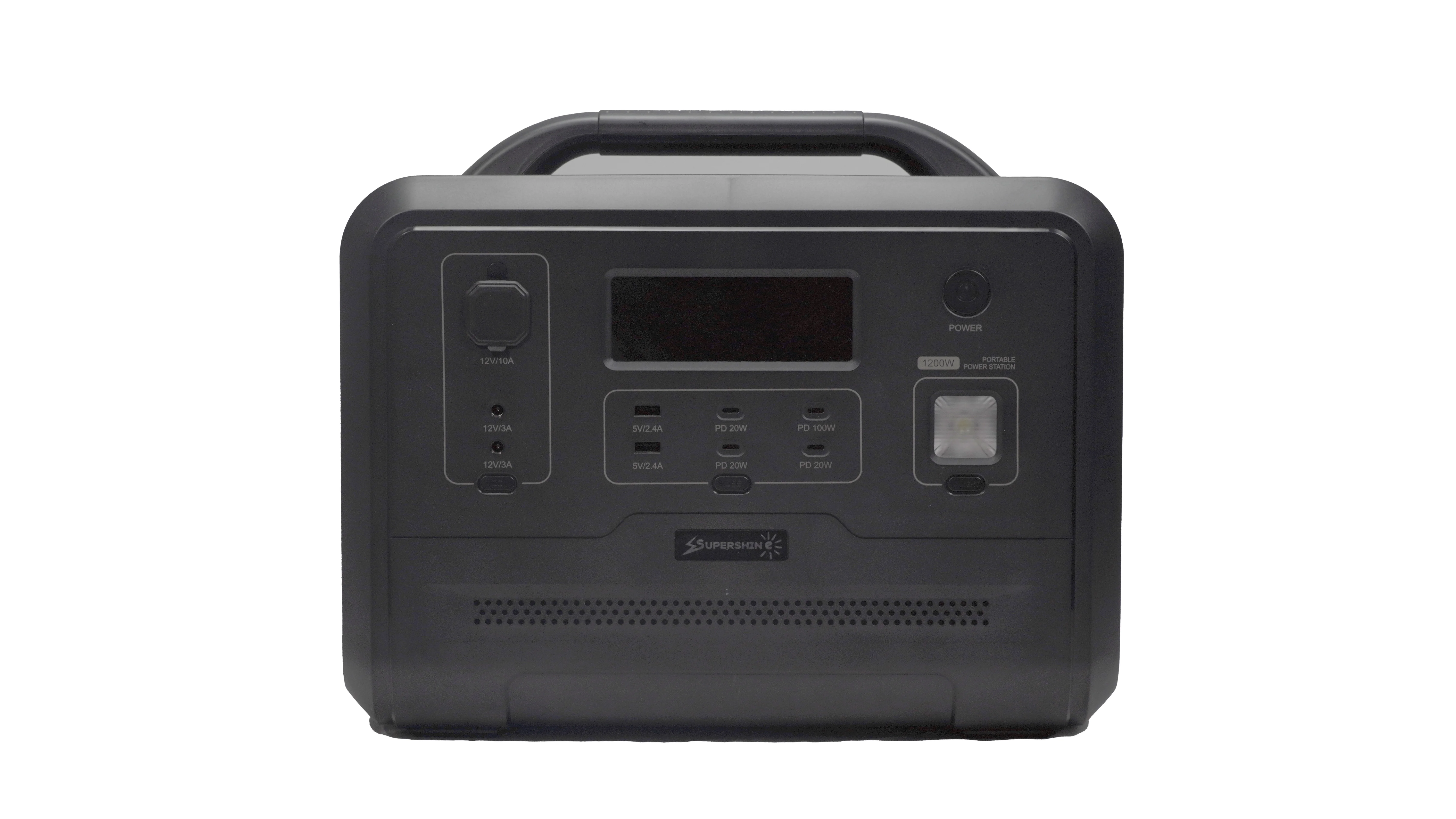 Big Capacity Flexible Solar Energy Charger Solar Power Bank 1200W Portable Power Station for Outdoor