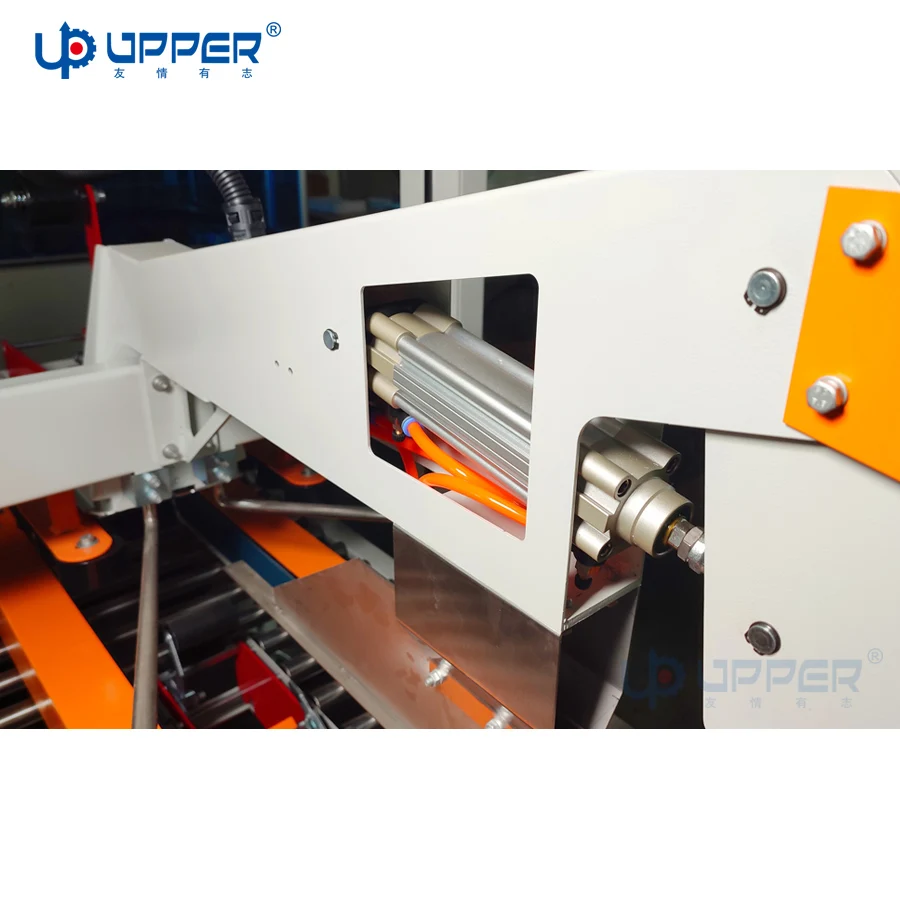 Top Bottom Tape Automatic Case Sealer UPPER Auto Box Carton Sealing Machine cookies chocolate food carton case sealer