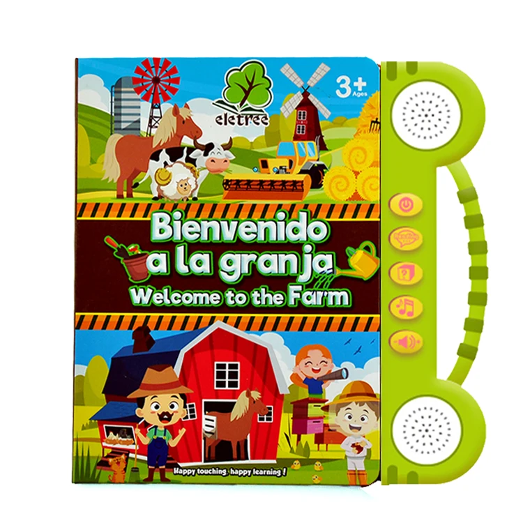 Primeras 100 palabras & Feel Spanish Bilingual Dual Language baby english books