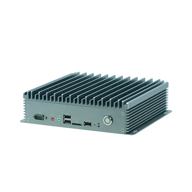 X86 dual ethernet прочный Встроенный промышленный компьютер без вентилятора с 6 rs232