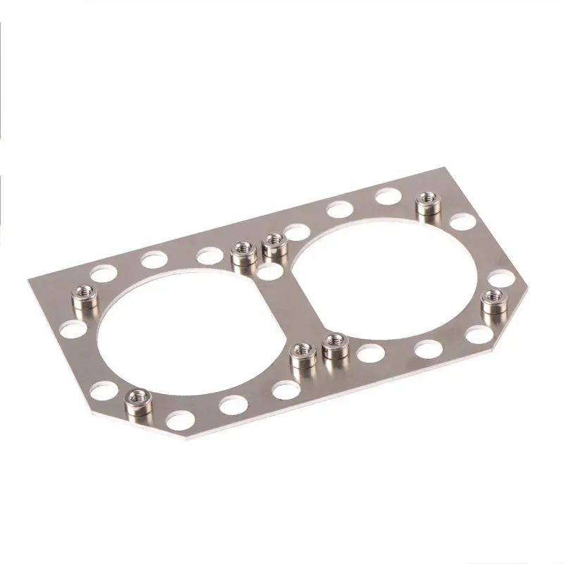 Custom Batch Processing Laser Cutting Metal Stamping Aluminum Stainless Steel Engine Accessories Cylinder Gasket Sheet Metal