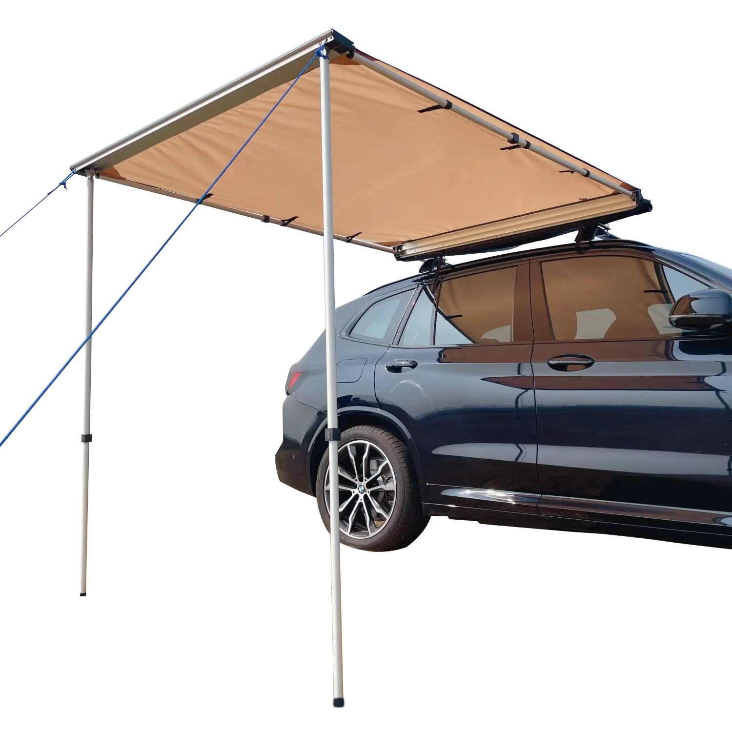 USA Free Shipping Roof Rack Awning Car Side Tent for for Camping Overlanding Khaki DANCHEL OUTDOOR