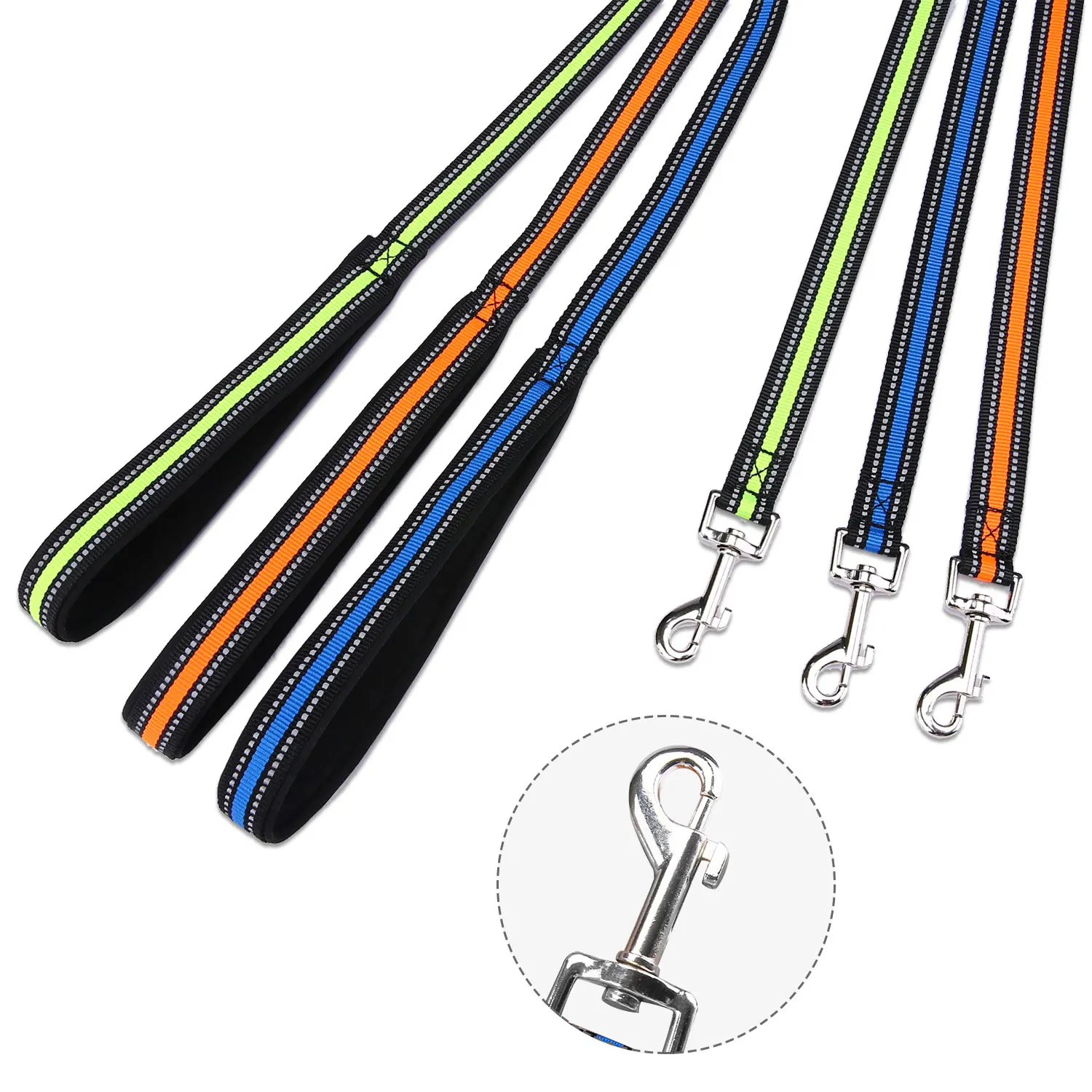 Supplier Innovative Products Durable Pet Designer Dog Collar and Leash Set Personalized Dog Collar With Reflective Strip