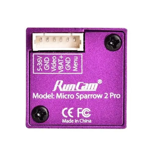 RunCam Micro Sparrow 2 Pro 700TVL 4 3 Micro CMOS FPV camera Super WDR OSD 2.1mm Lens for Racing Drone