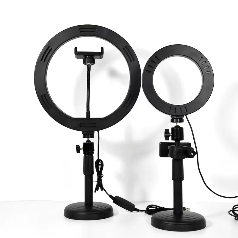 Hot Sale Custom Led Ring Light 8 10 12 14 18 21inch Professional Portable Photography Selfie Fill Ring Light With Tripod