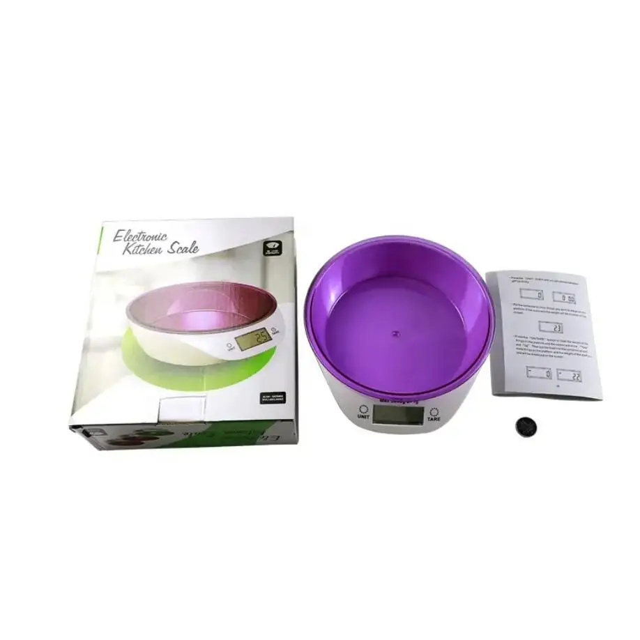Simple Operation Household Baking Kitchen Scale Large Capacity Measuring Bowls Scale