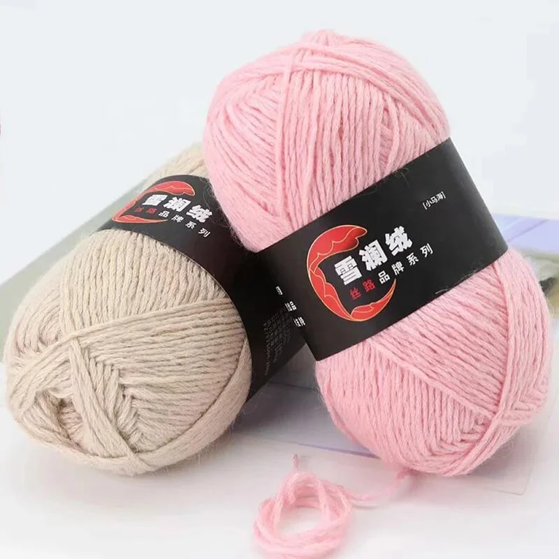 
Fashion 2020 New 30 Colors 6 Strands Thick Wool Yarn Colorful Woolen Thread Sweater Hats Scart Crocheting Hand Knitting Yarn 