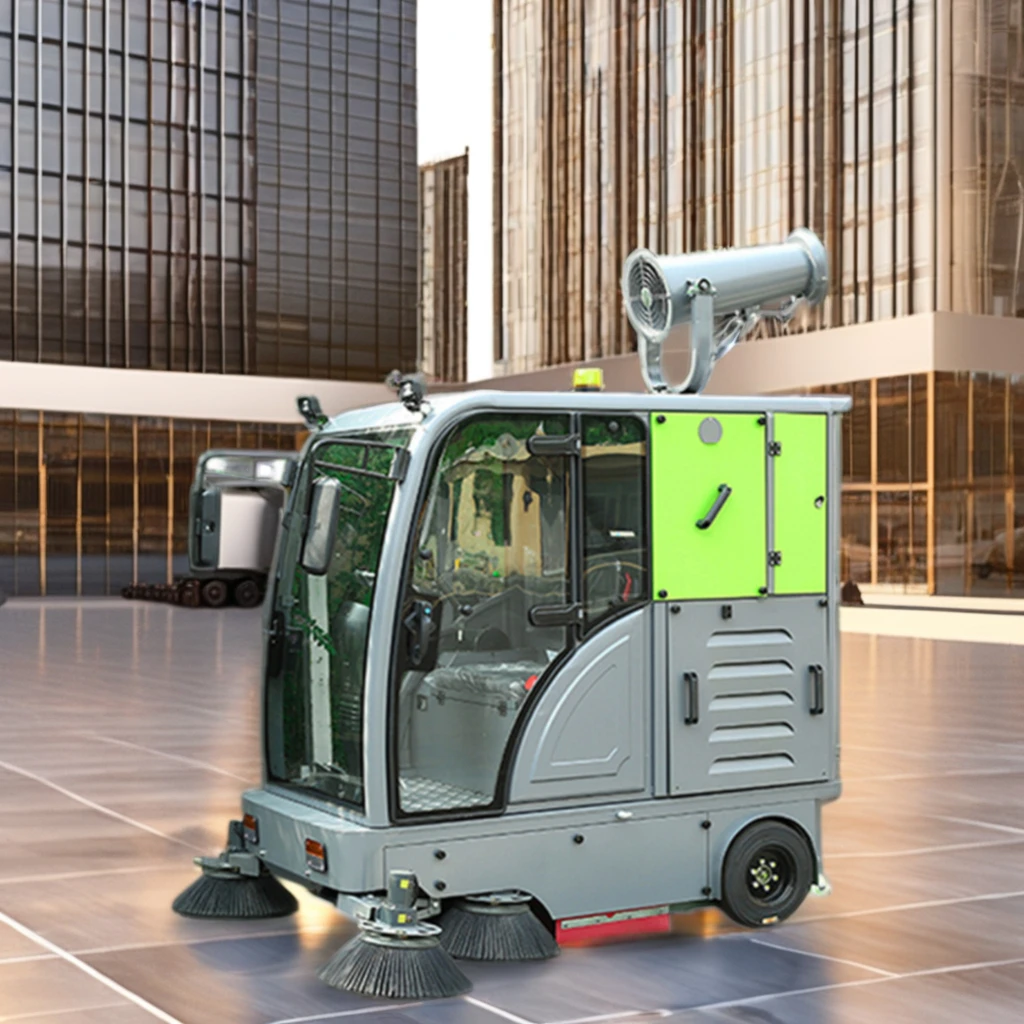 electric automatic floor cleaning vacuum  street sweeping machine
