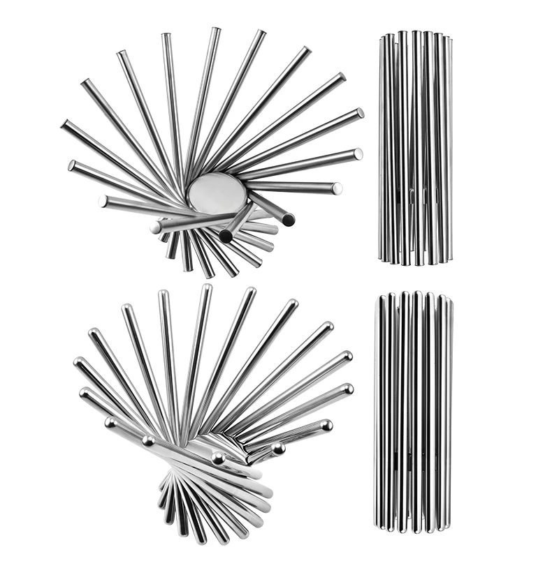 Unique Rotating Mirror Polishing Stainless Steel Fruit Basket Kitchen Decorative Dinning Foldable Metal Fruit Bowl