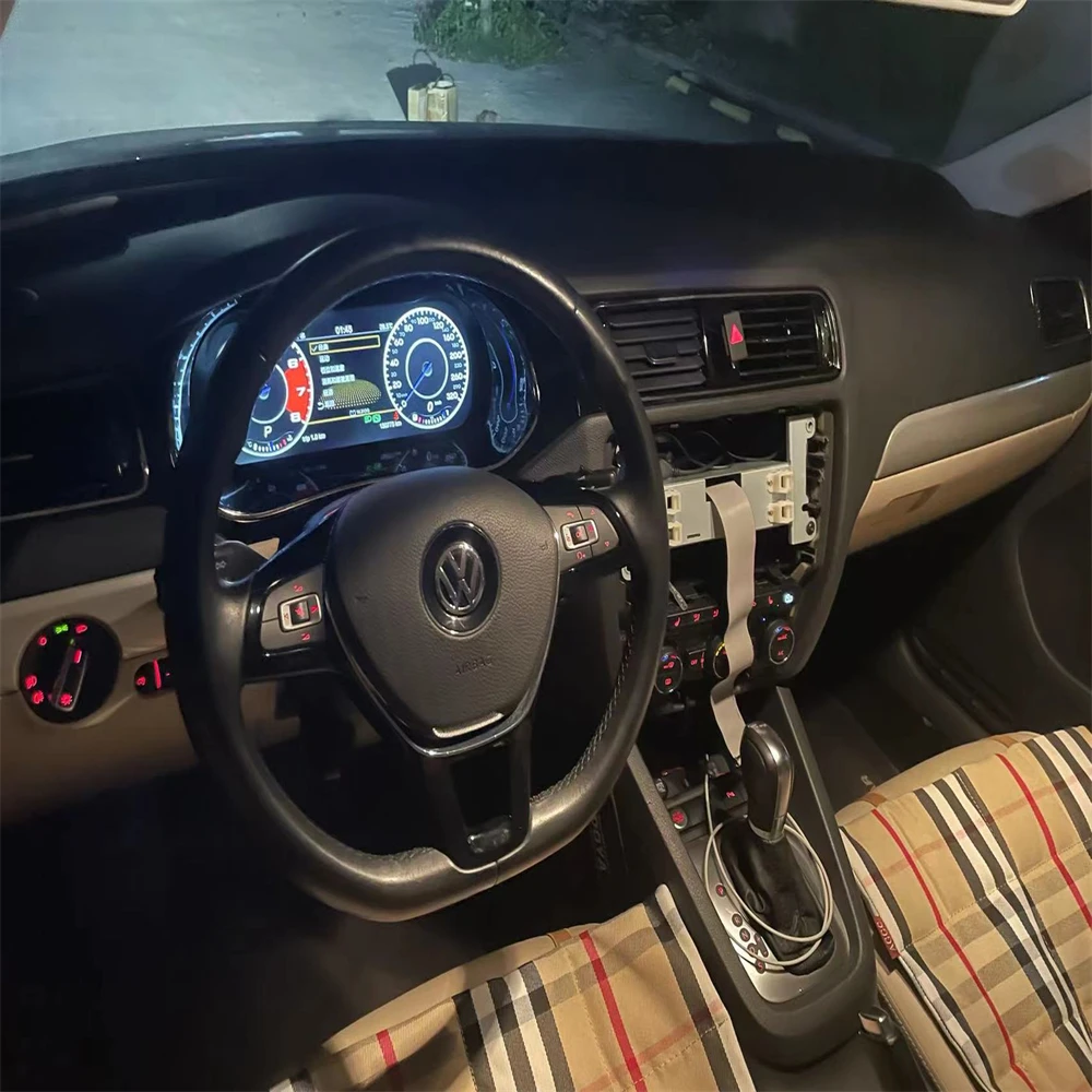 Car Cockpit Panel Instrument Digital Cluster For Volkswagen Jetta MK6 2012-2021 Car LCD Digital Dashboard Cock Speedometer