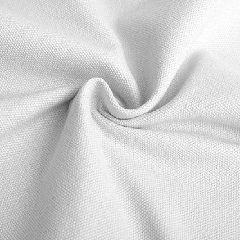 Wrinkle Free Cotton Curtains Duck Canvas Fabric 210gsm For Table Cloth