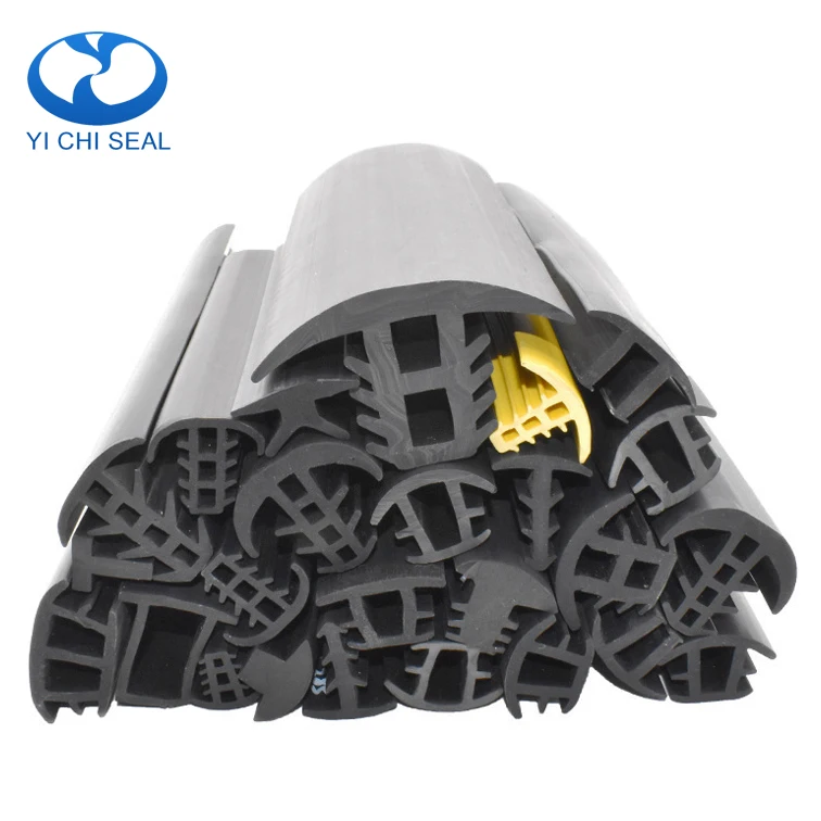 Flexible t-shaped epdm pv photovoltaic sunroof solar panel extrude rubber seal strip for solar panel