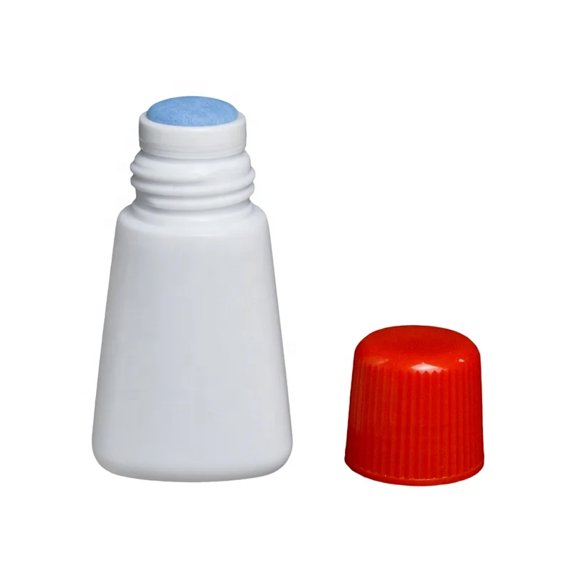 new sponge bottle, 50ml empty jar with sponge, plastic bottles with sponge applicator